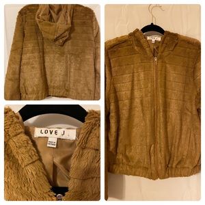 COPY - Love J, faux fur, waist jacket, size L (Junior)